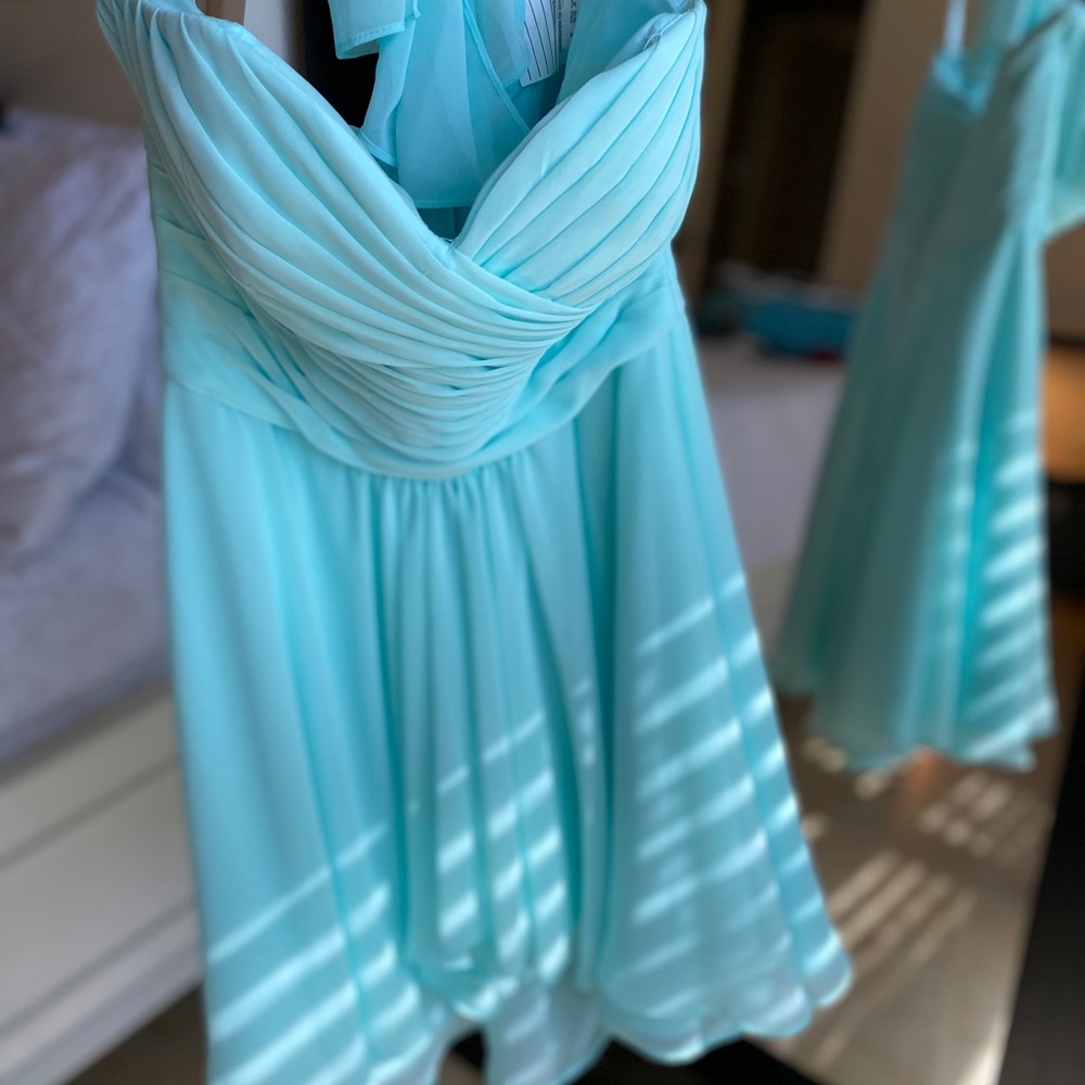 Light blue/baby blue/ pastel blue dress